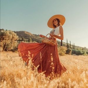 Anthropologie kaley maxi skirt NWT shimmer XS